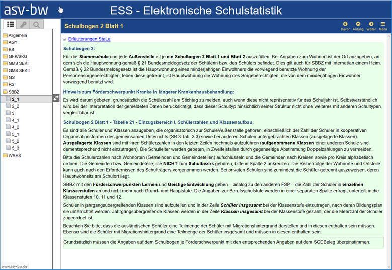 Beispieldarstellungen ESS 2.0 &nbsp;Hilfedialog zu RS Bogen 2 Blatt 1
